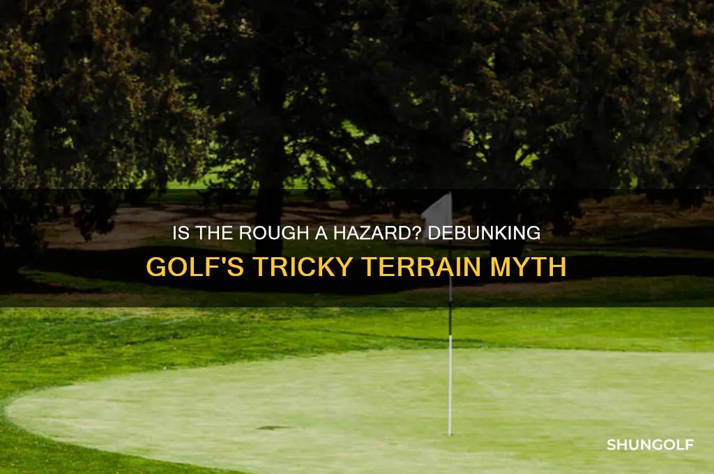 is the rough a hazard in golf