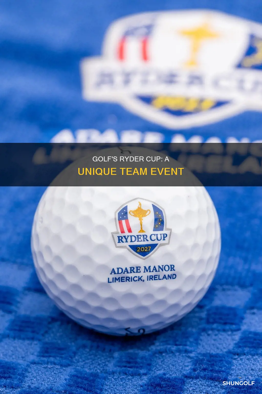 is the ryder cup golf