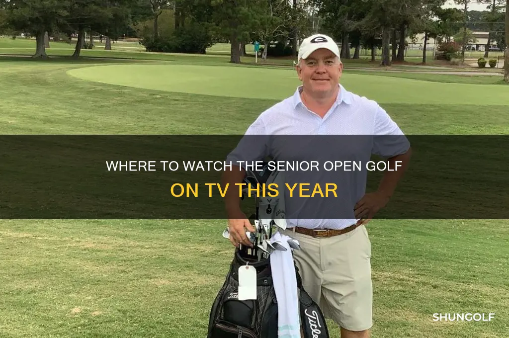 is the senior open golf on tv
