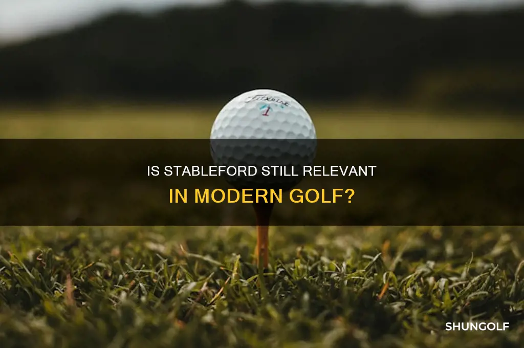 is the stableford system in golf still userd