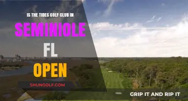 Is The Tides Golf Club in Seminole, FL Open?