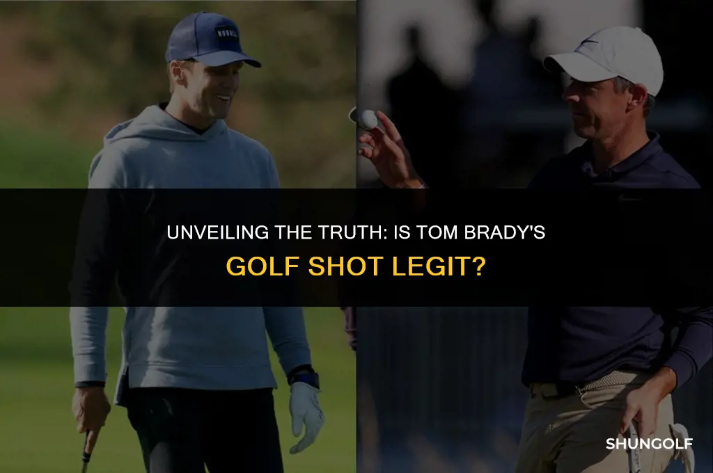 is the tom brady golf shot real