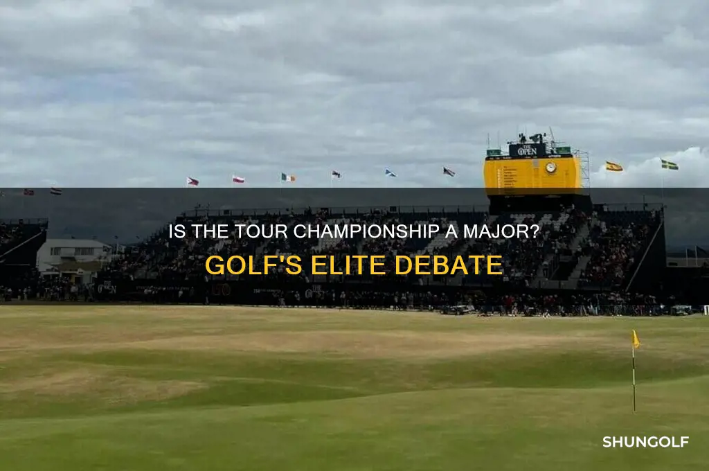 is the tour championship a major in golf