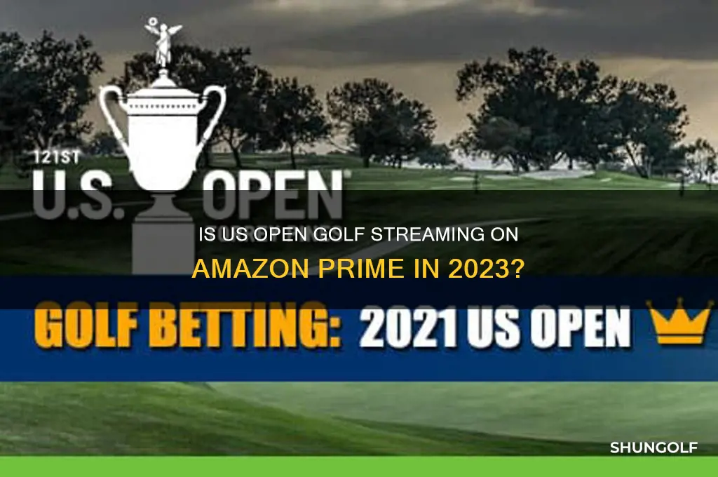 is the us open golf on amazon prime