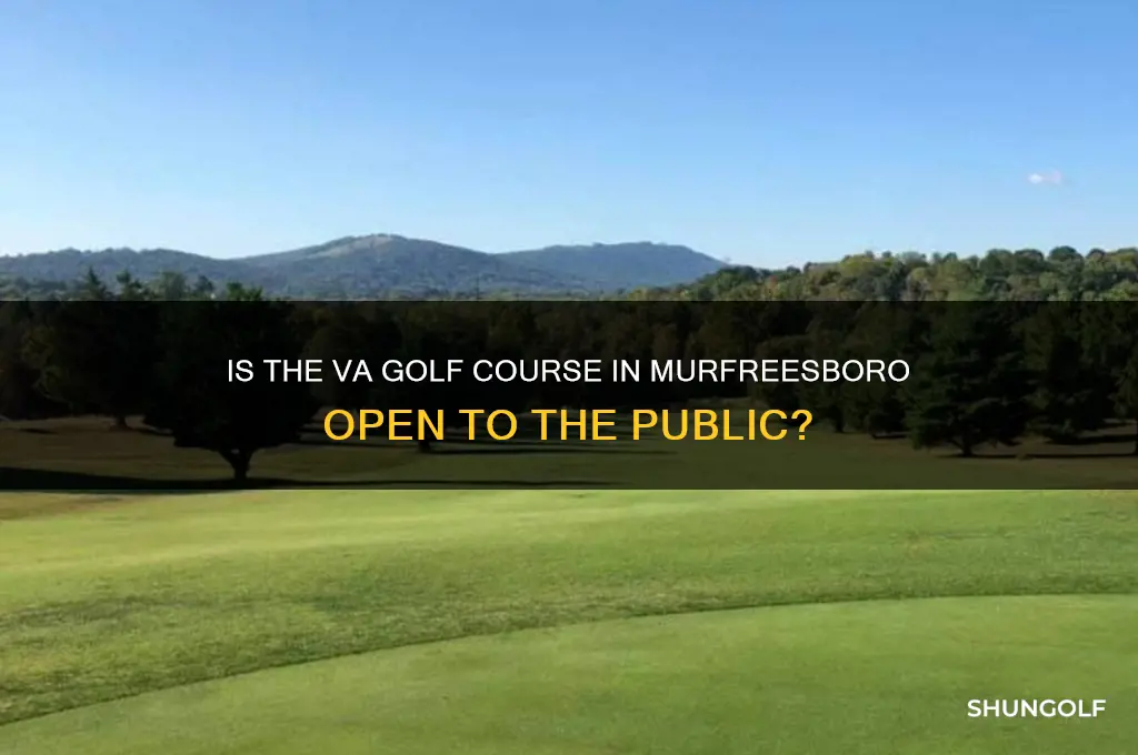 is the va golf course in murfressboro public