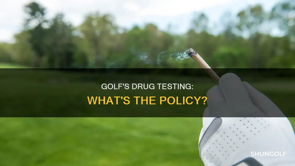 is their drug testing in golf