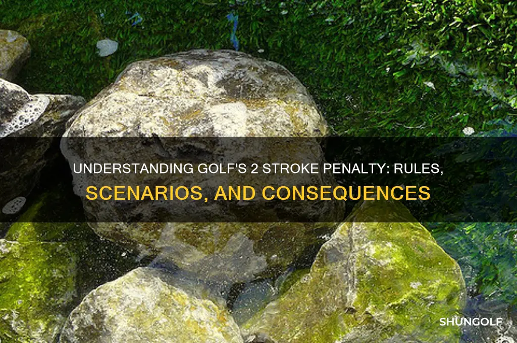 is there a 2 stroke penalty in golf