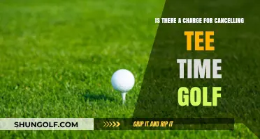 Cancelling Golf Tee Times: Are There Hidden Fees or Charges?