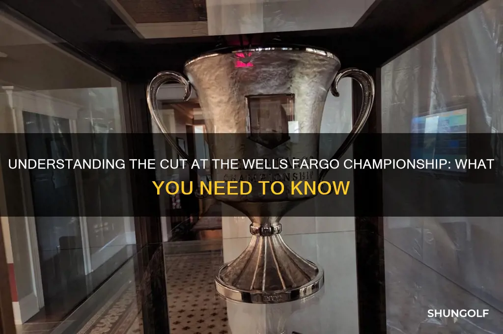 is there a cut at the wells fargo championship