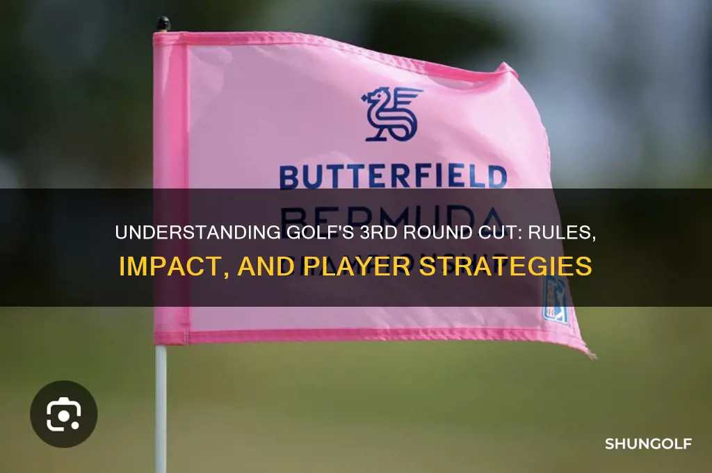 is there a cut in the 3rd round of golf