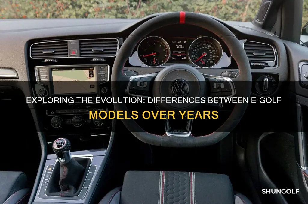 is there a difference between e golf years