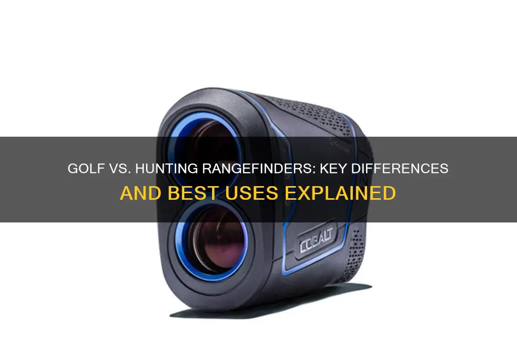 is there a difference between golf and hunting rangefinders