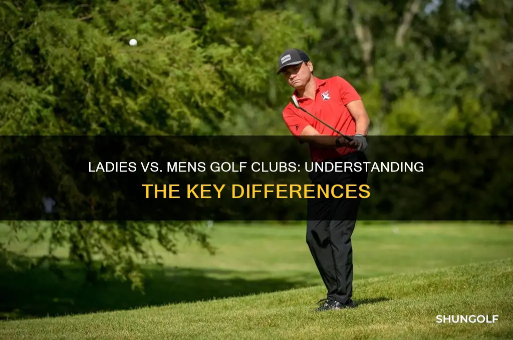is there a difference between ladies and mens golf clubs