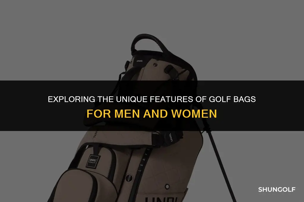 is there a difference between men and womens golf bags