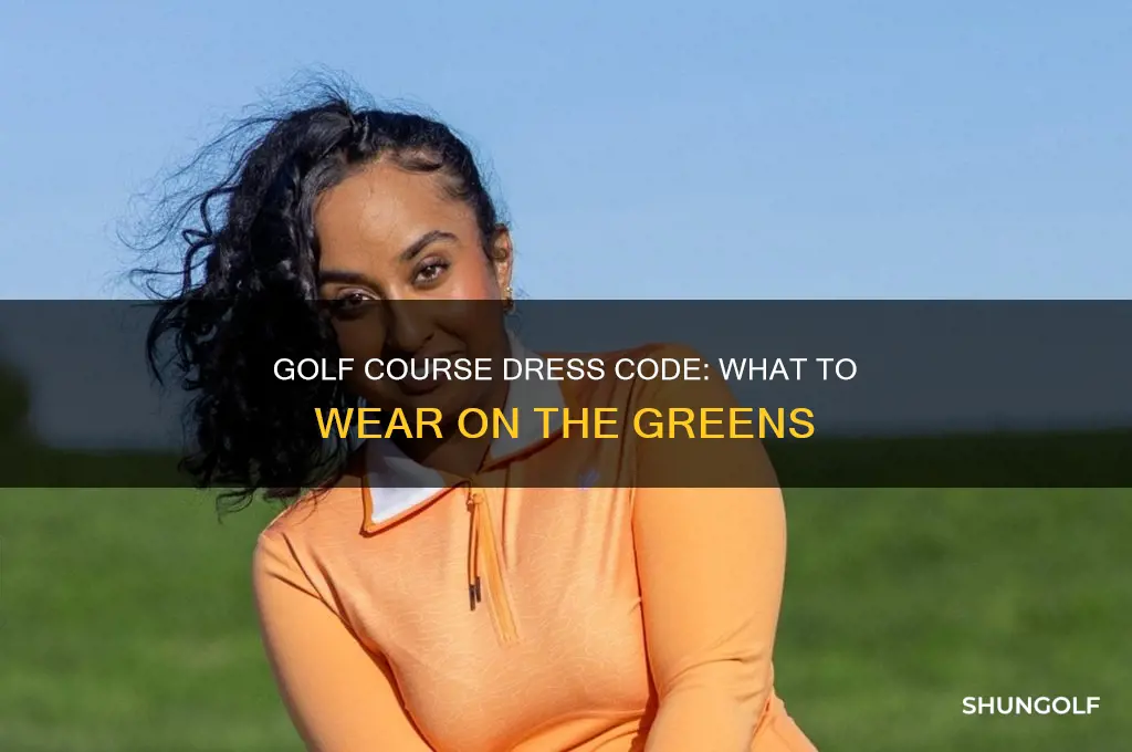 is there a dress code at golf courses