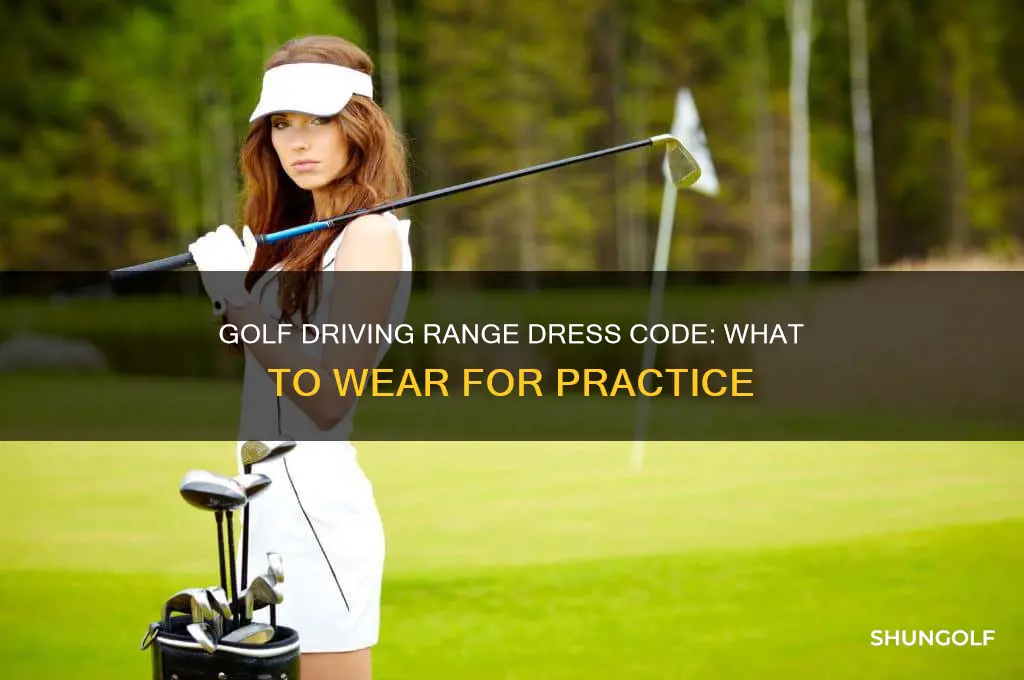 is there a dress code for golf driving range