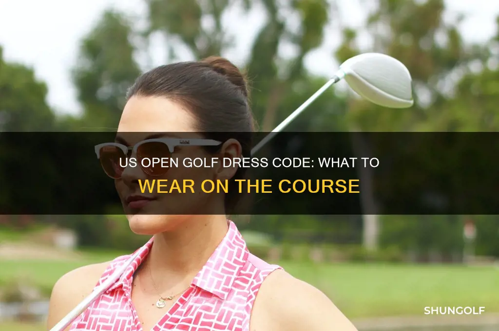 is there a dress code for the us open golf