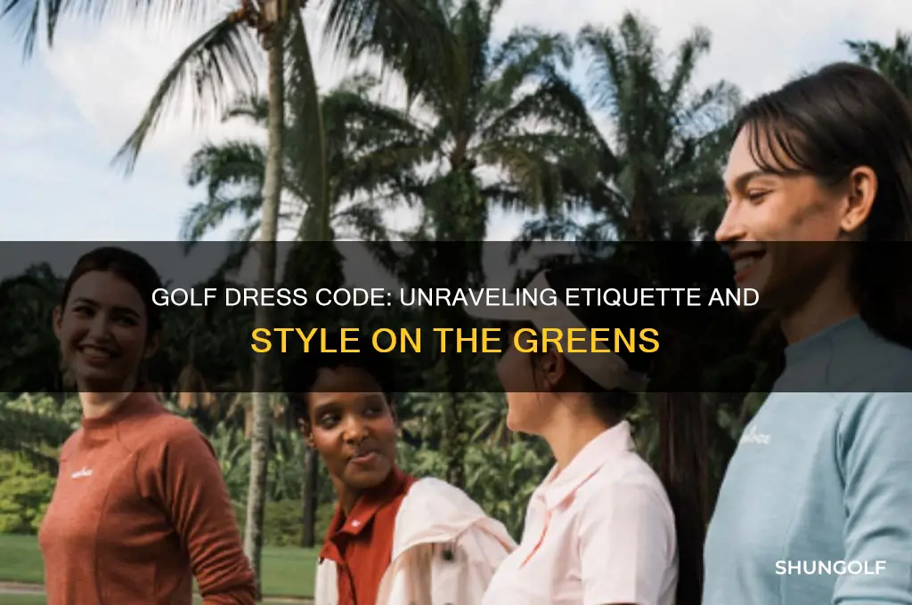 is there a dress code in golf