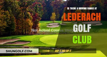 Exploring Lederach Golf Club: Does It Offer a Driving Range?