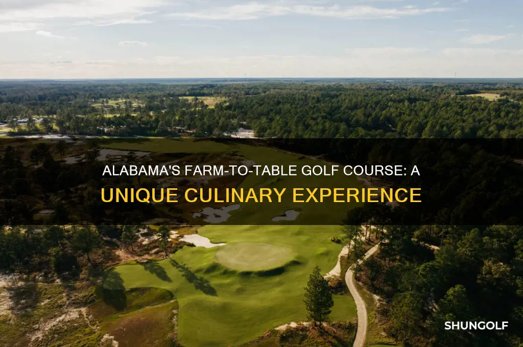 is there a farm to table golf course in alabama