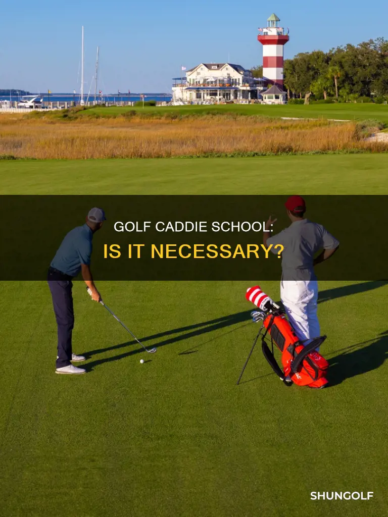 is there a golf caddie school