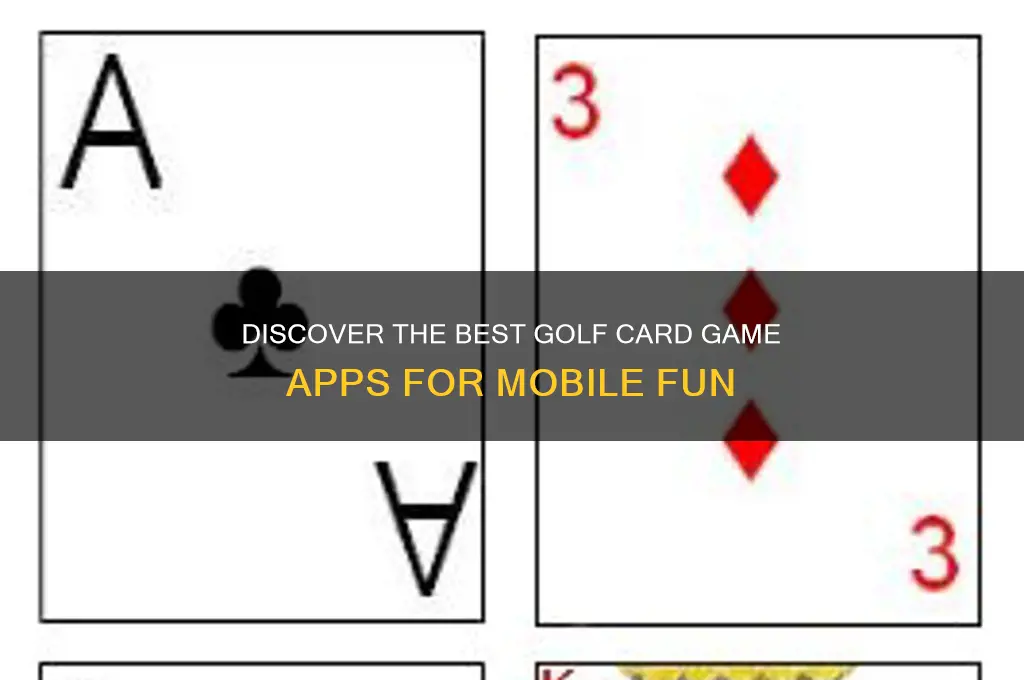 is there a golf card game app