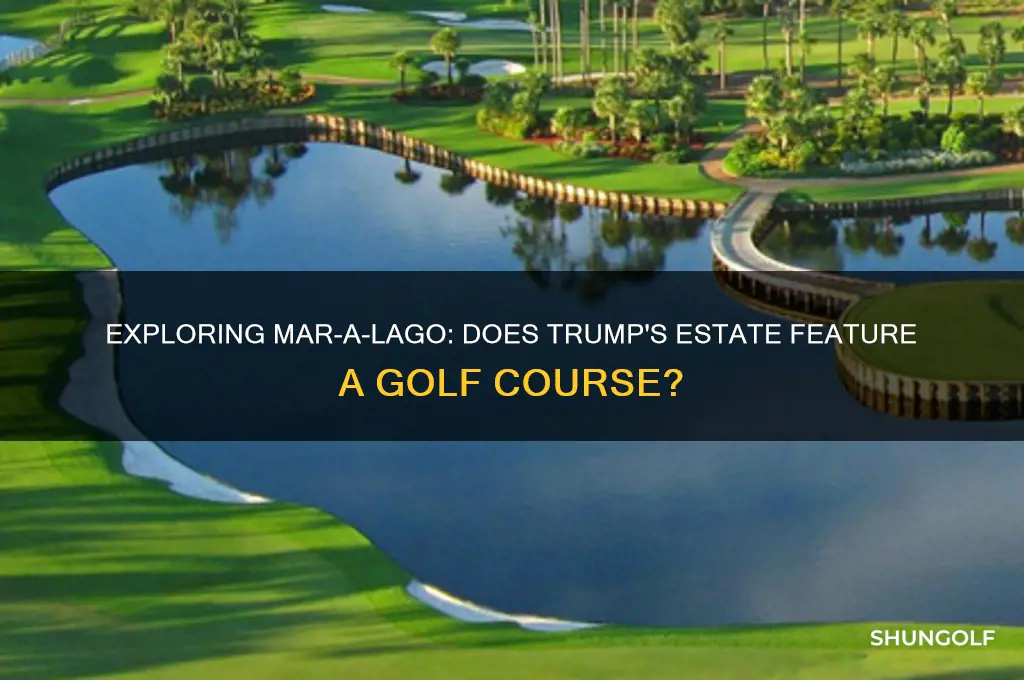 is there a golf course at mar-a-lago