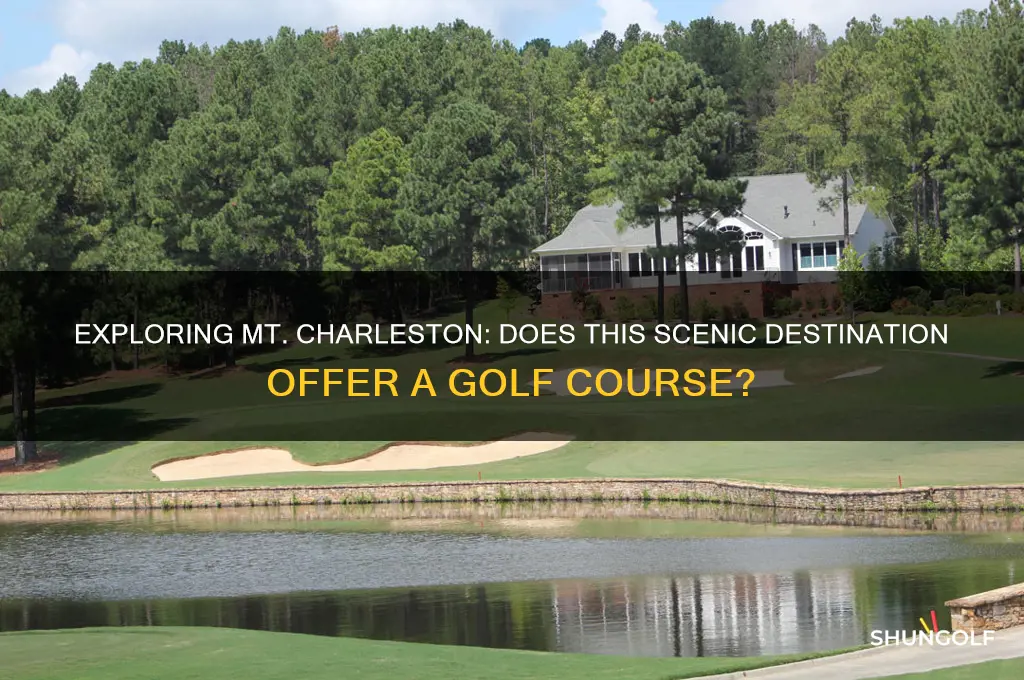 is there a golf course at mt charleston