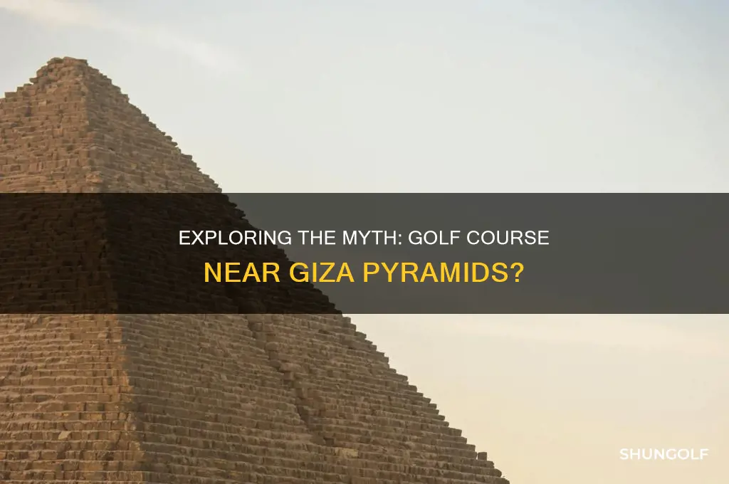 is there a golf course by the pyramids of giza