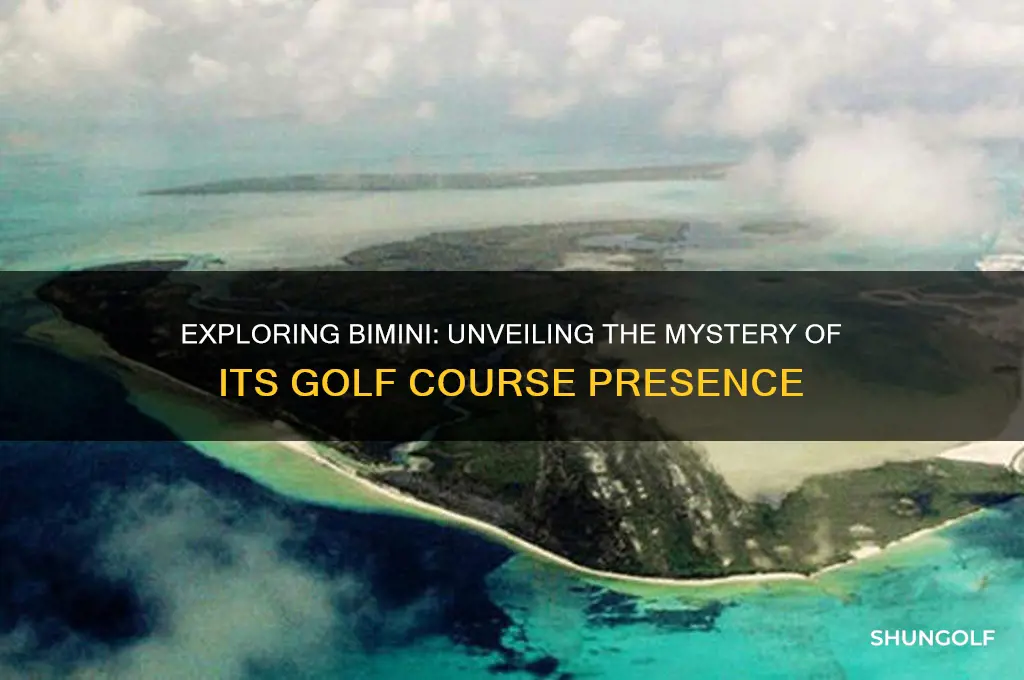 is there a golf course in bimini