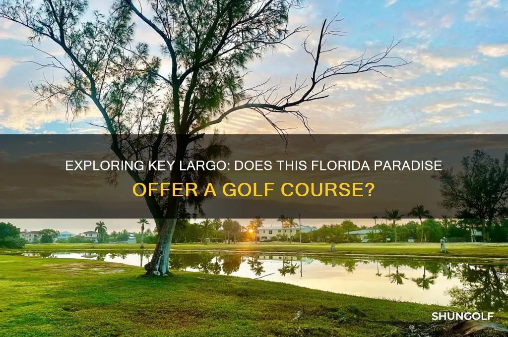 is there a golf course in key largo florida