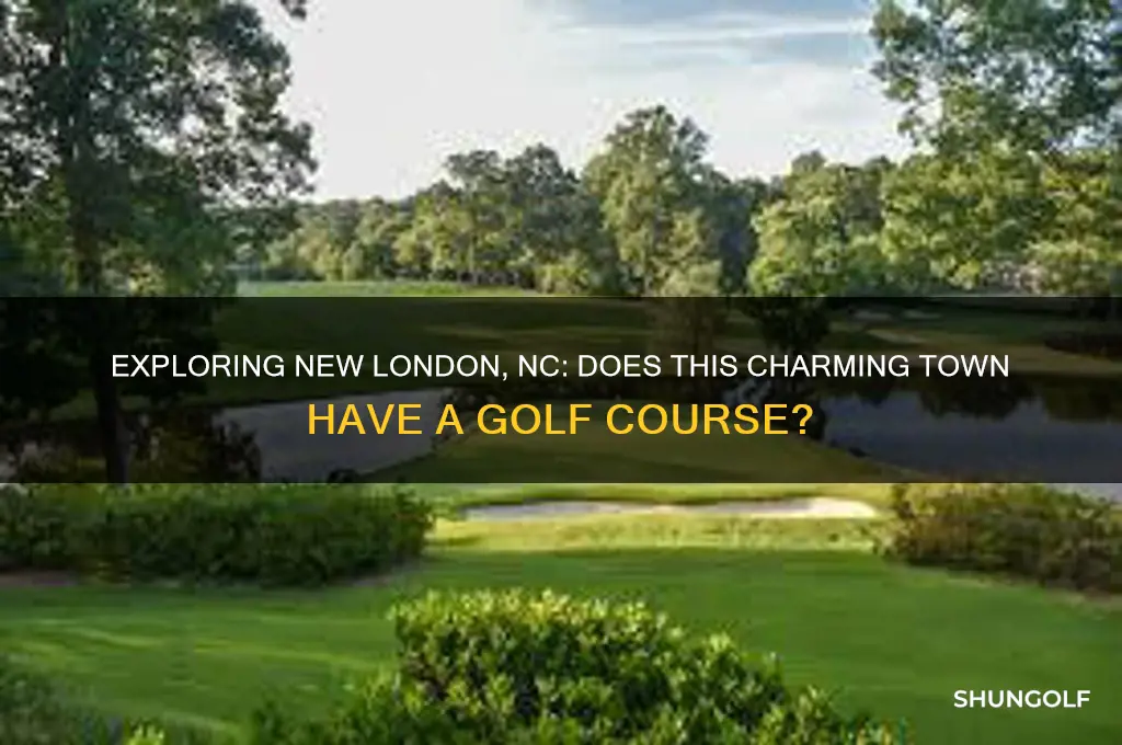 is there a golf course in new london nc