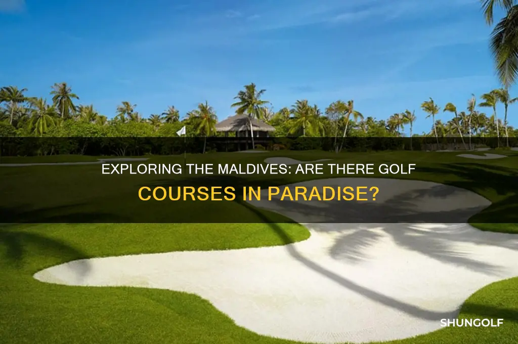 is there a golf course in the maldives