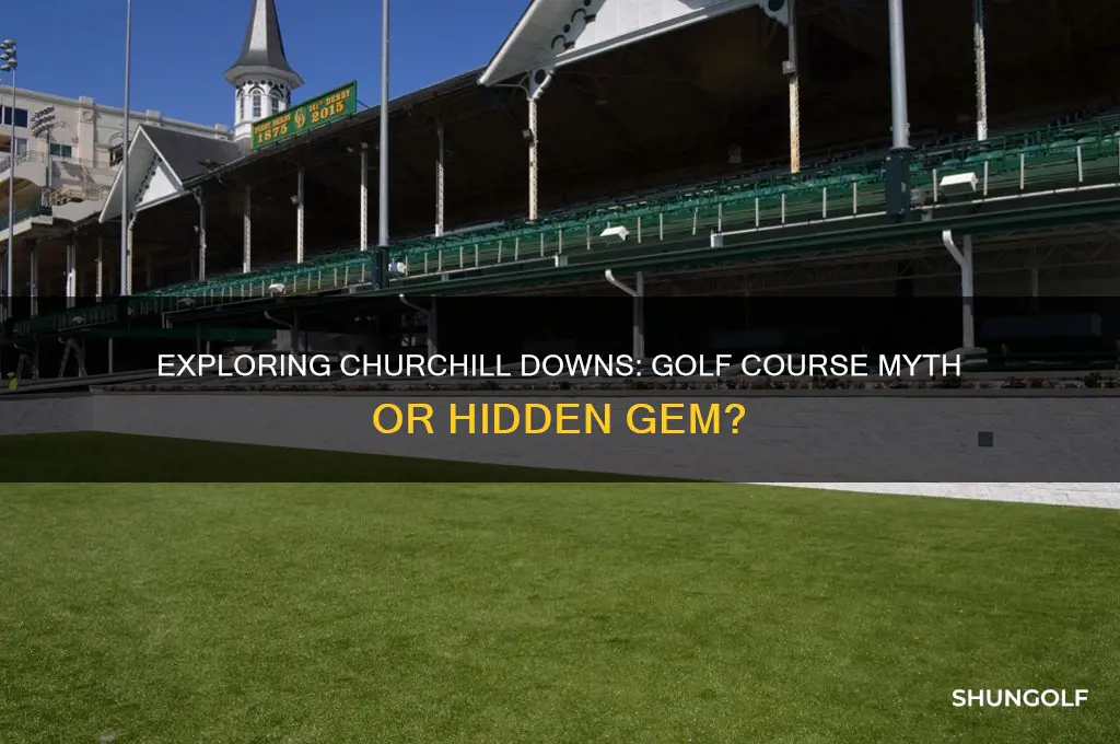 is there a golf course inside churchill downs
