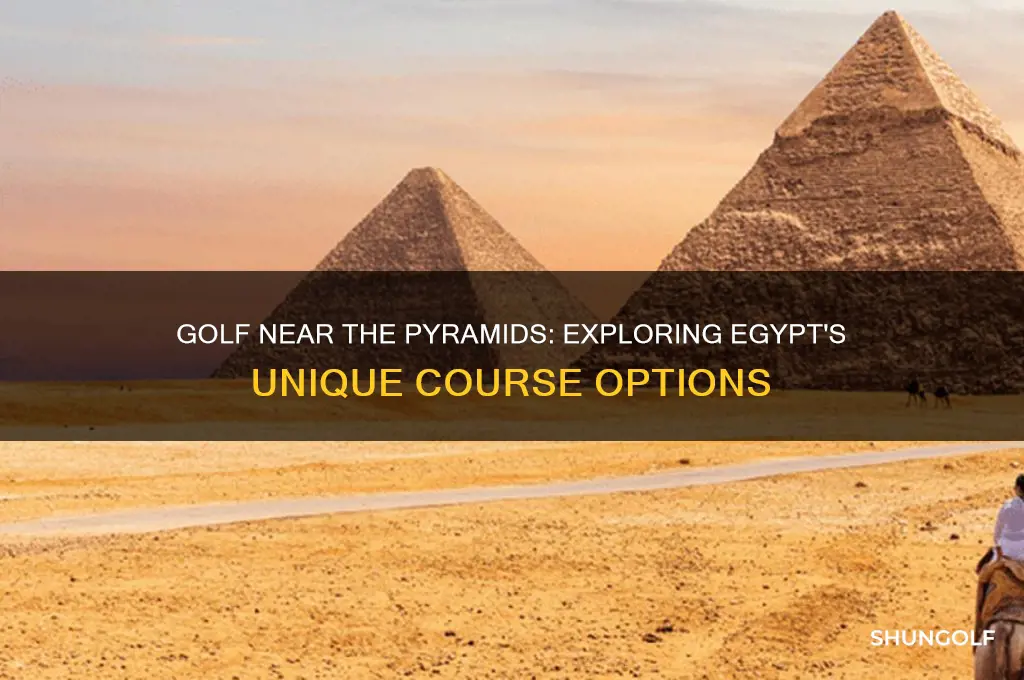 is there a golf course near the pyramids in egypt