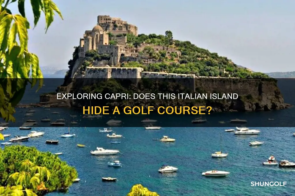 is there a golf course on capri italy