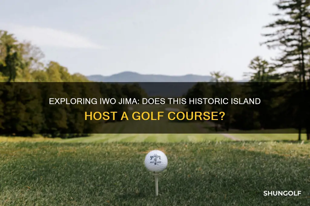 is there a golf course on iwo jima