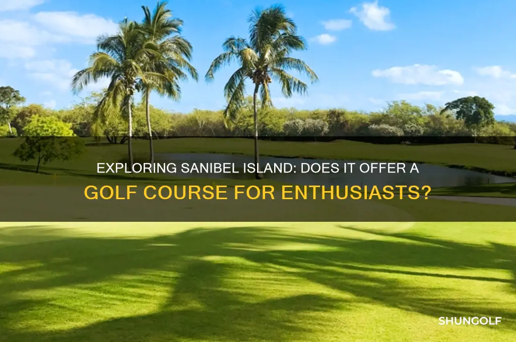 is there a golf course on sanibel island
