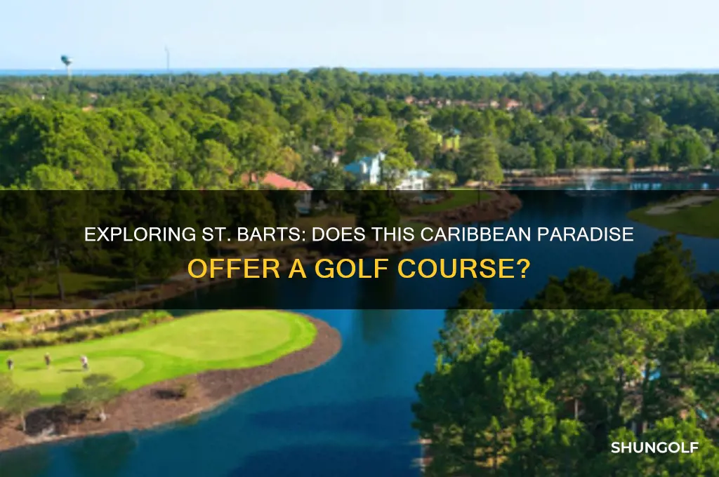 is there a golf course on st barts