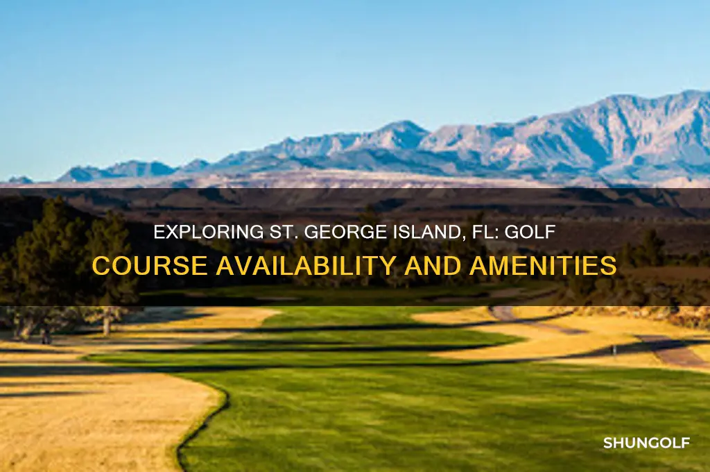 is there a golf course on st george island fl