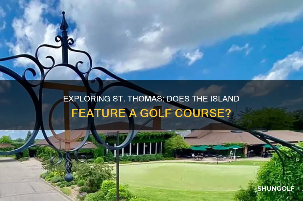 is there a golf course on st thomas