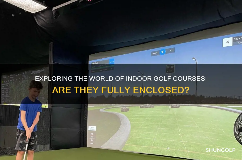 is there a golf couse totally indoors