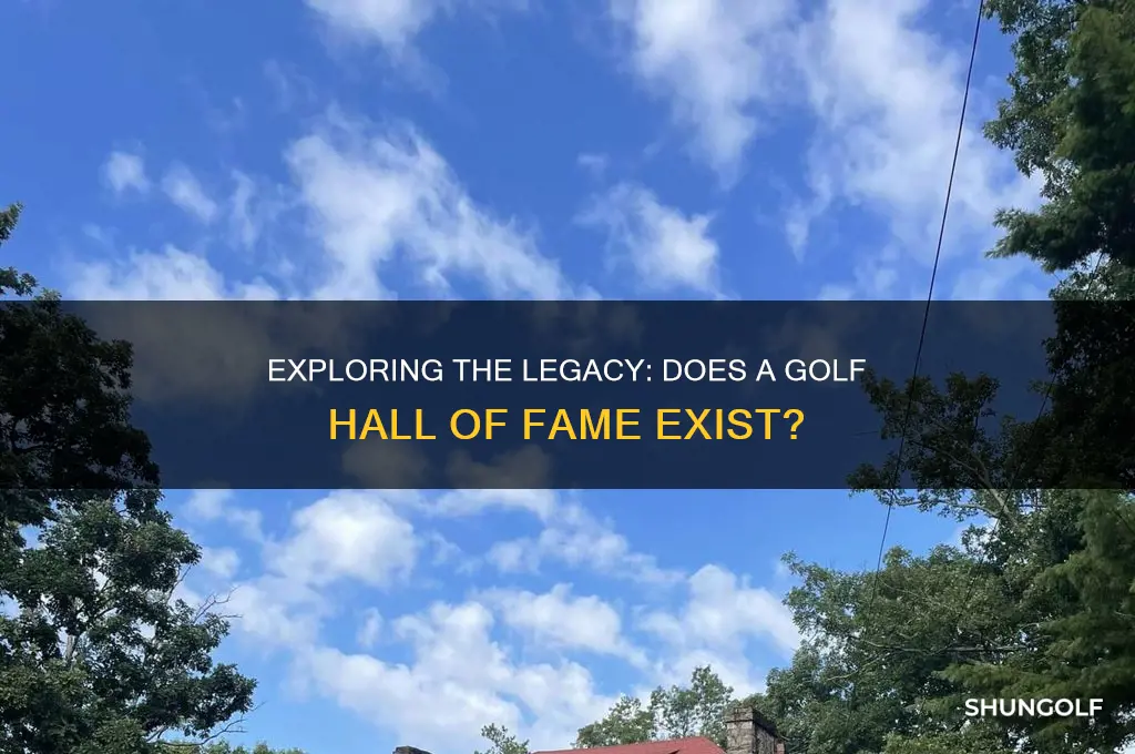 is there a golf hall of fame