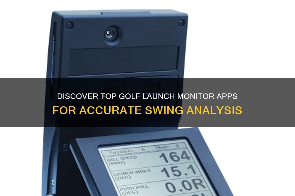 is there a golf launch monitor app