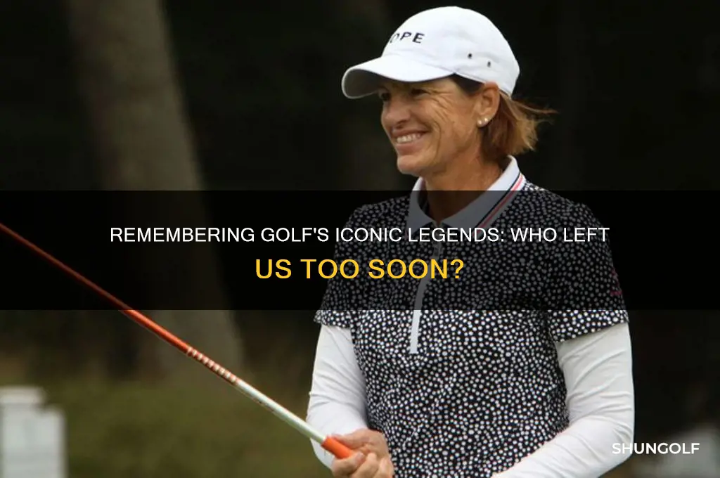 is there a golf legend that has passed away