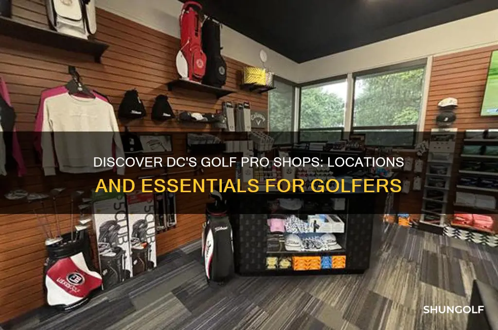 is there a golf pro shop in dc