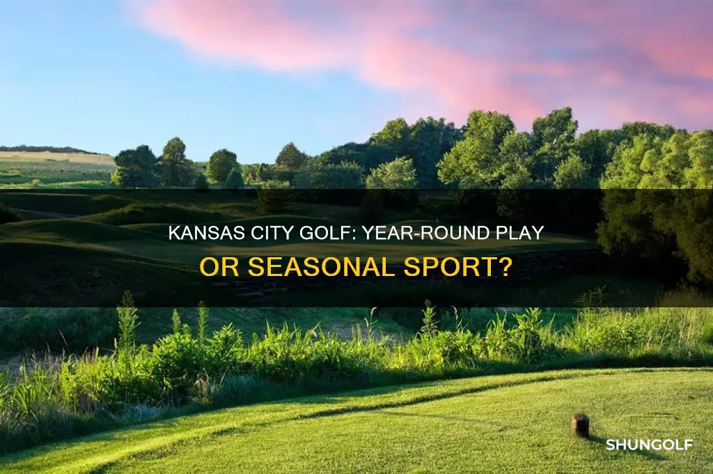 is there a golf season in kansas city