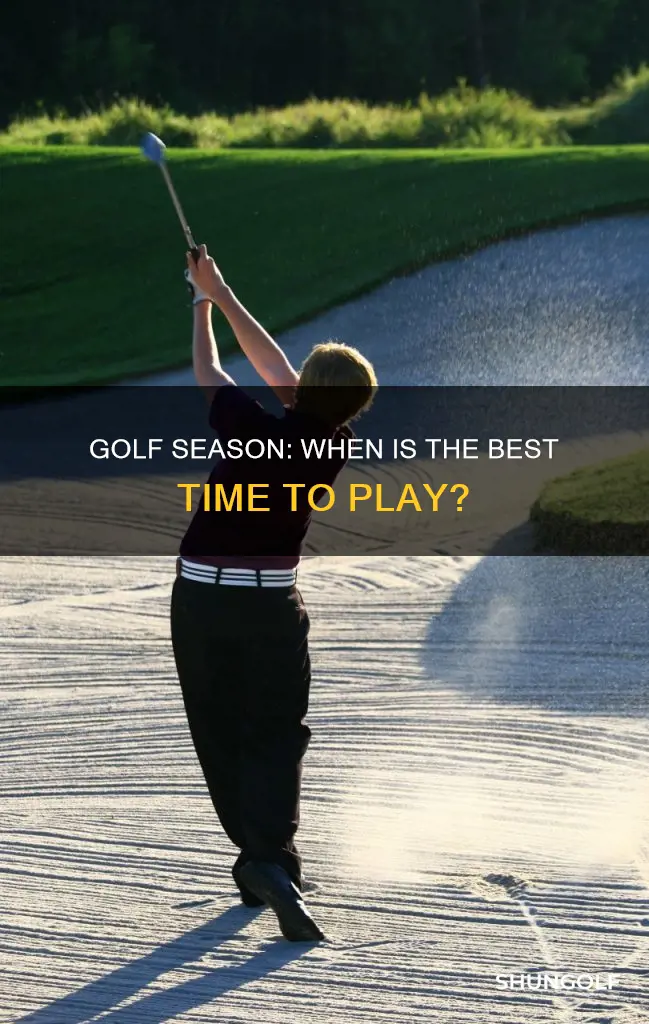 is there a golf season
