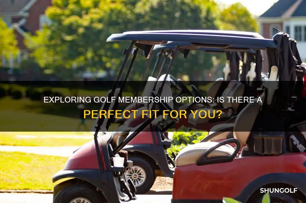 is there a membership golf membership for