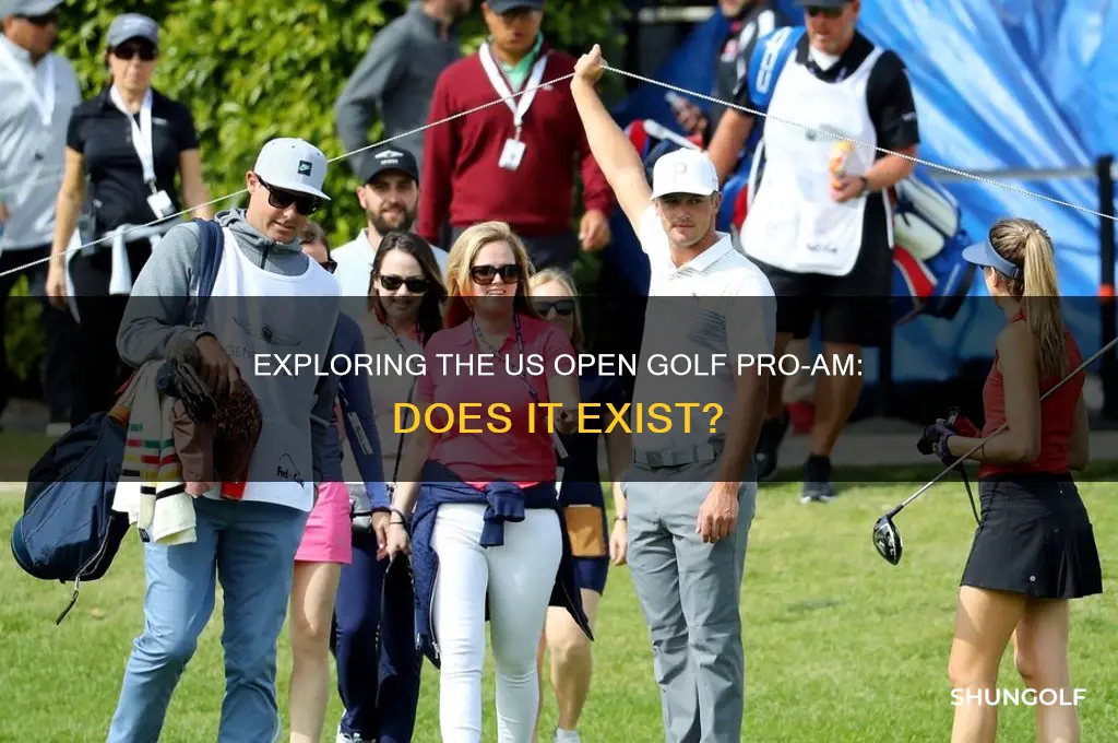 is there a pro am at the us open golf